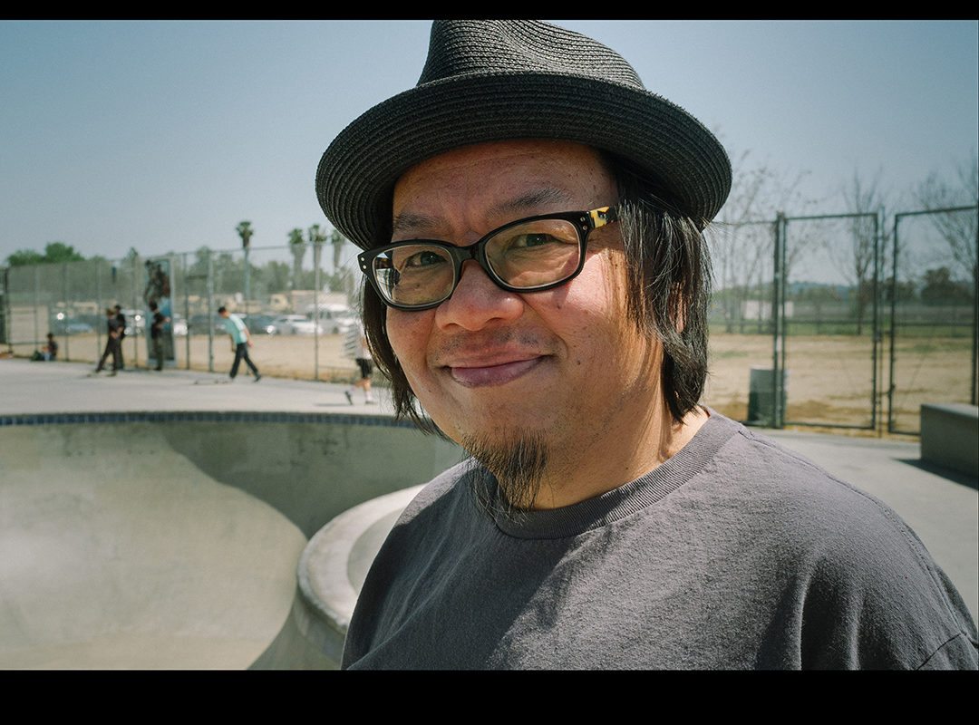 Skateboarding Drummer